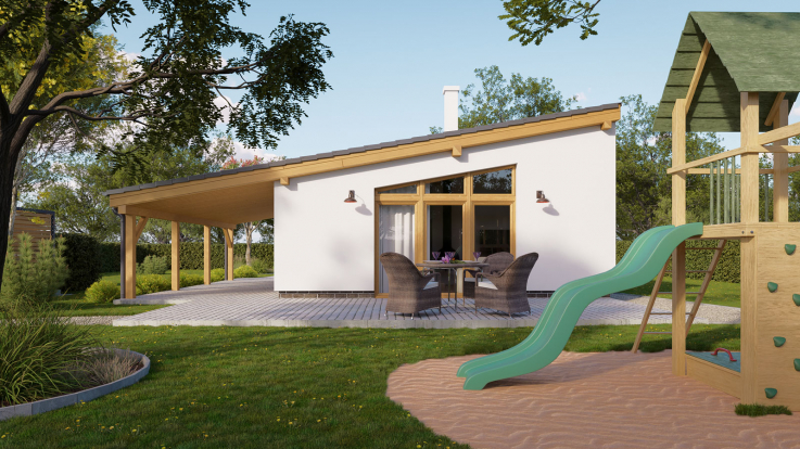 projekt domu BUNGALOW 108